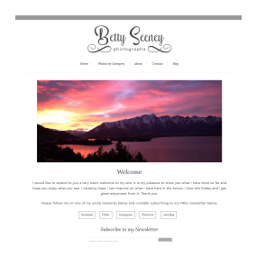 Betty Seeney Photographs - Deluxe Responsive Blog Design