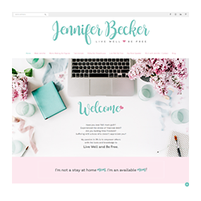 Jennifer Becker - Custom Website Design on WordPress Platform