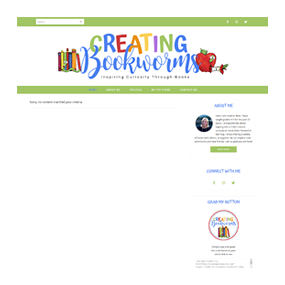 Creating Bookworms - WordPress Deluxe Blog Design