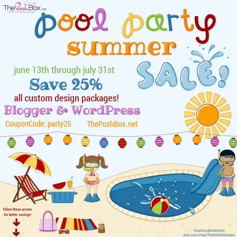 Pool Party Summer Sale 2015