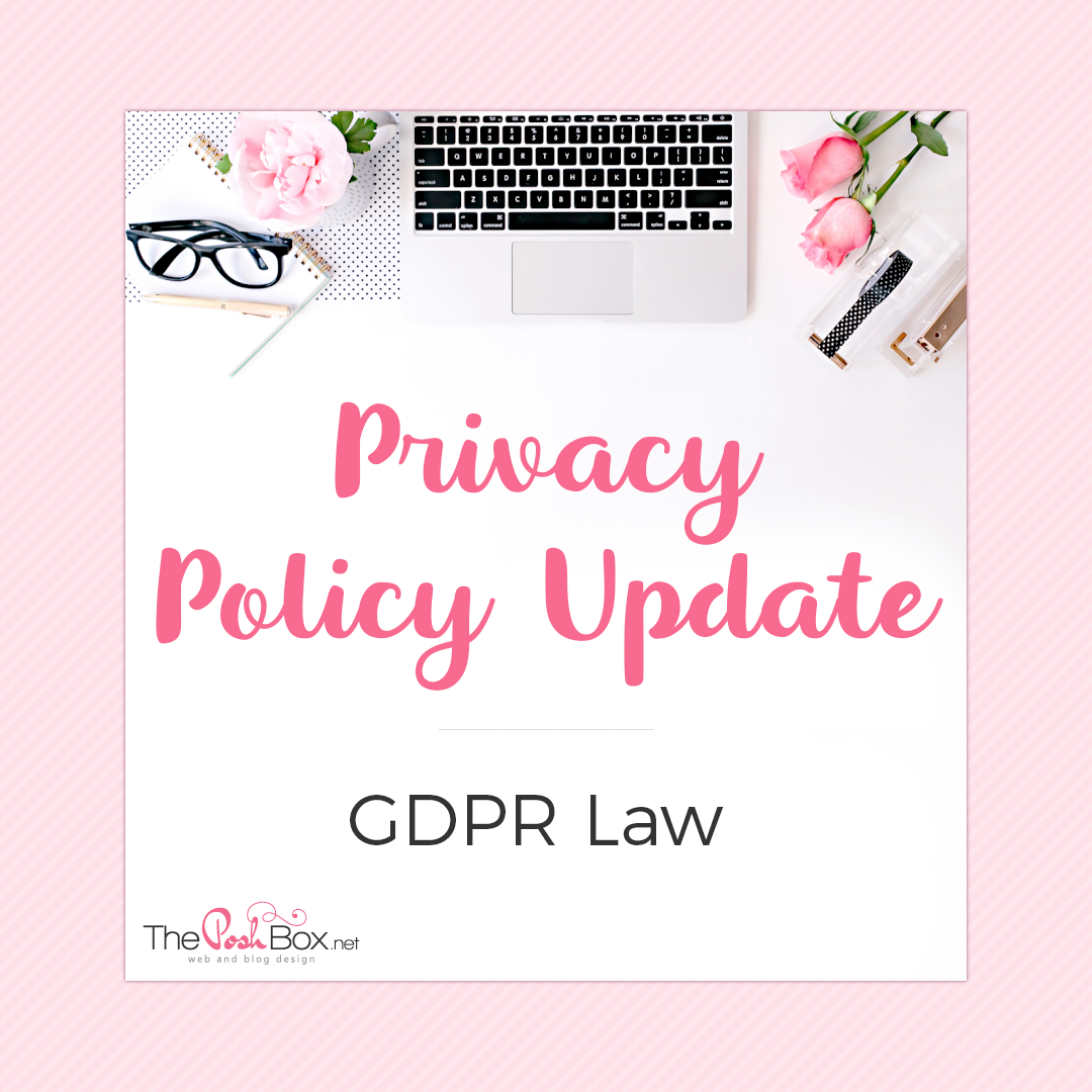 Privacy Policy Update / GDPR Law