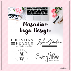 Let The Posh Box design your new Masculine Logo Design for your WordPress site or blog today!