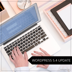 WordPress 5.4 Update